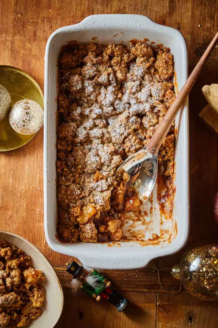 Almás Zabkekszes Crumble