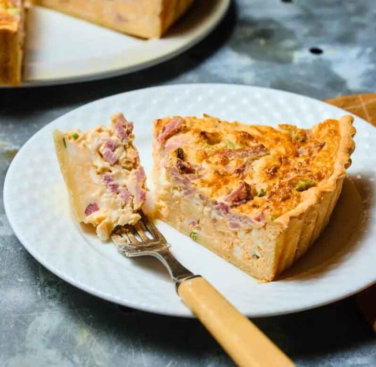Maradékmentő sonkás quiche