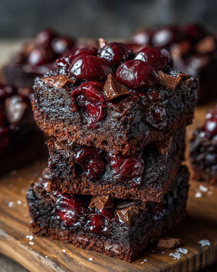 Meggyes Brownies