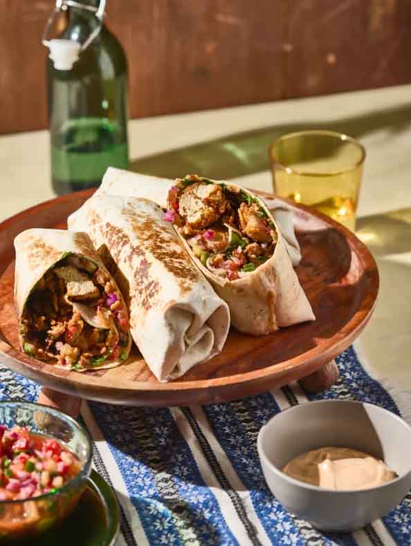 Nyári ropogós tofu wrap