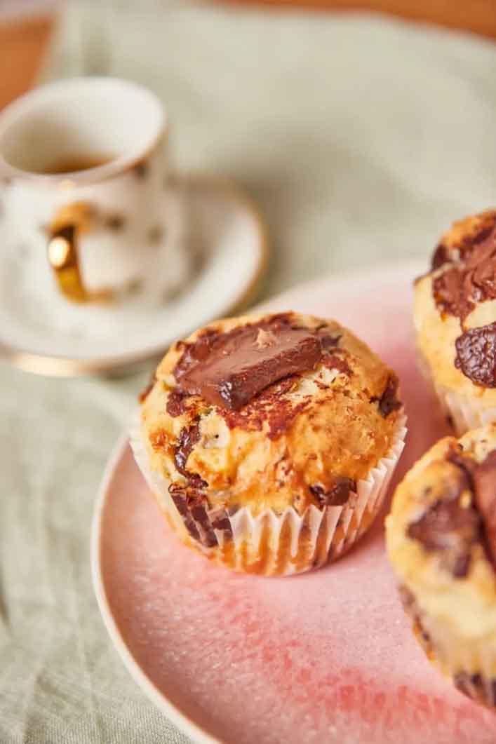 Túrós-csokis muffin