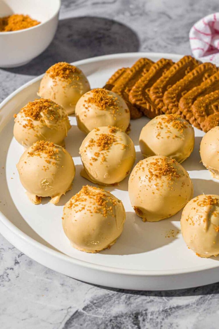 Biscoff truffle golyó