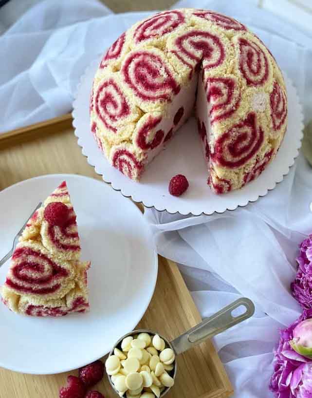 Málnás Charlotte torta