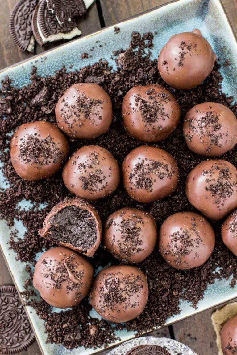 Nutella Oreo truffle golyó